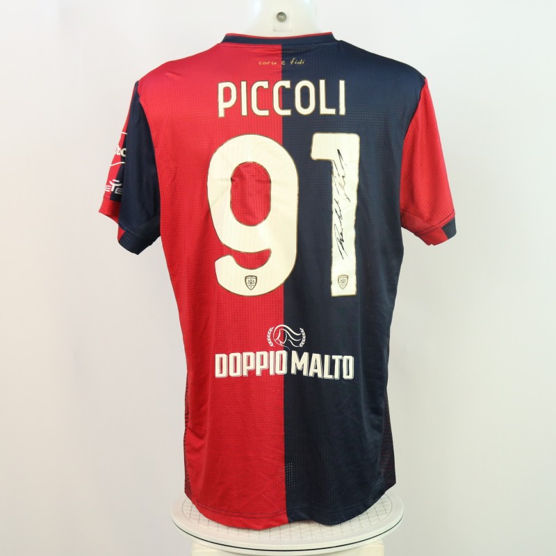 Maglia Piccoli Unwashed, Parma vs Cagliari 2024 - Autografata