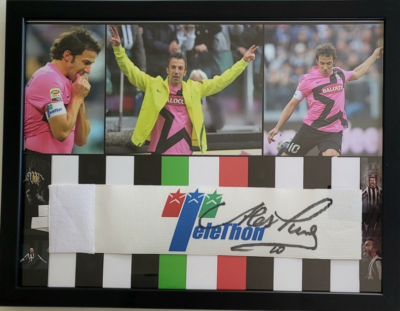 Del Piero's "Telethon" Signed Match Armband, 2011/12