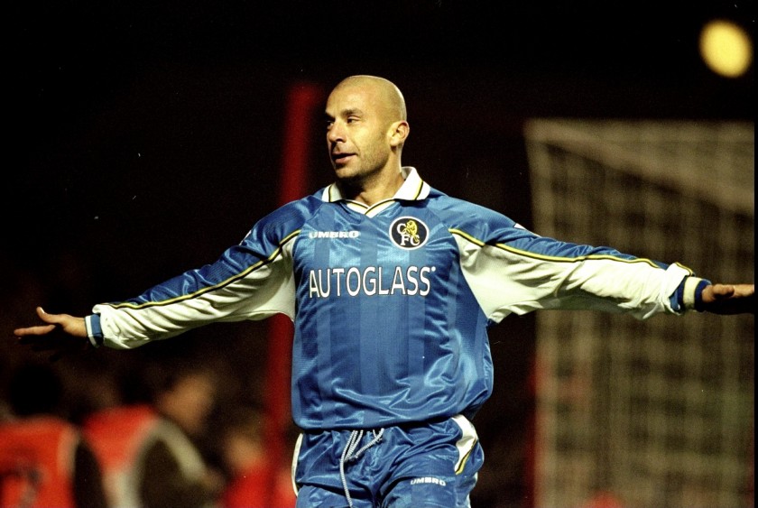 Vialli Official Chelsea Shirt, 1997/98