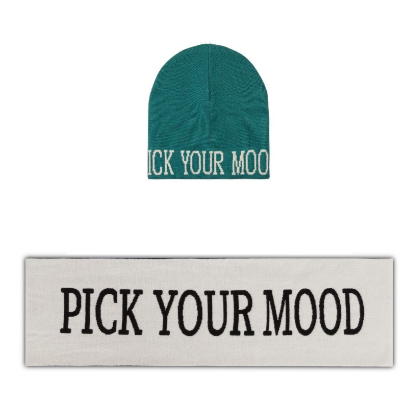 Alberta Ferretti Pick Your Mood Hat and Scarf