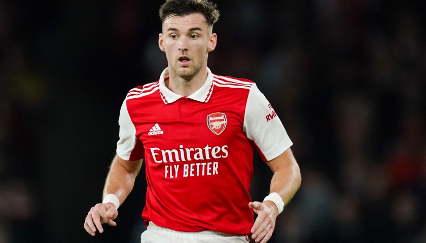 Maglia Kieran Tierney Arsenal, 2022/23 - Autografata