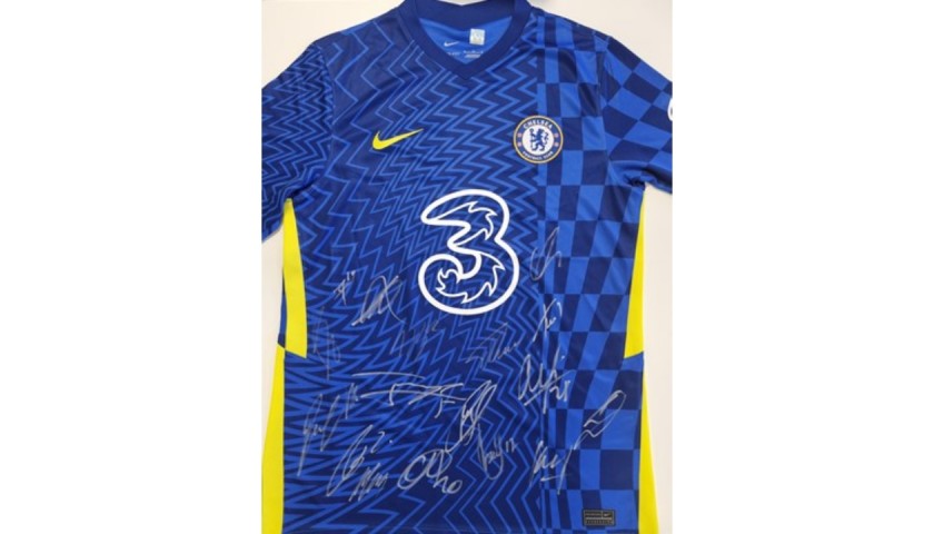 Chelsea FC Team Signed Official Shirt - Season 2021/2022