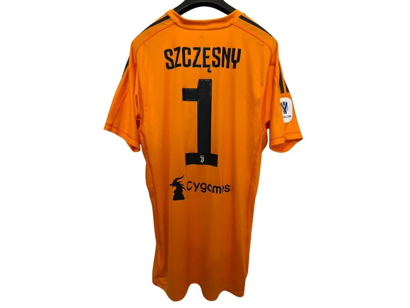 Szczęsny's Match-Issued Shirt, Juventus vs Milan Supercup 2019