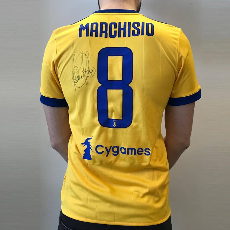 Maglia Ufficiale Marchisio Juventus, 2017/18 - Autografata
