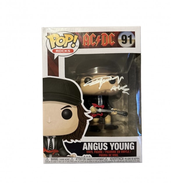 Angus Young AC/DC Signed Funko Pop