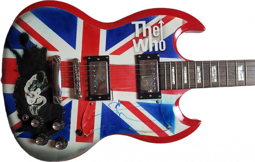 The Who Pete Townshend Signed Guitar