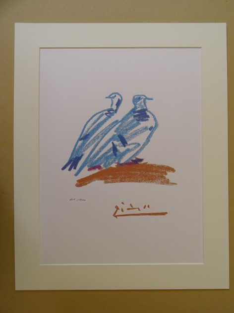 Pablo Picasso Doves Lithograph