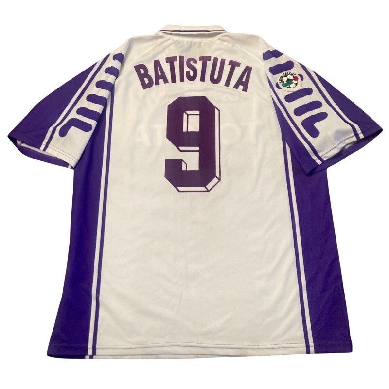 Batistuta's Fiorentina Match-Issued Shirt, 1999/00