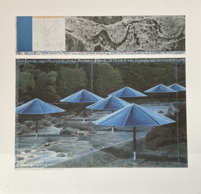 "The Umbrellas Japan" by Christo