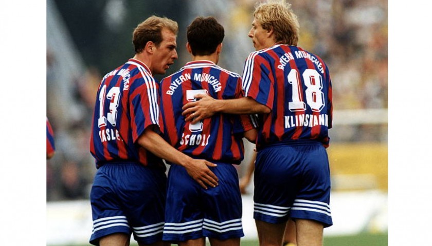 Klinsmann's Bayern Munich Match Shirt, 1995/96 - CharityStars