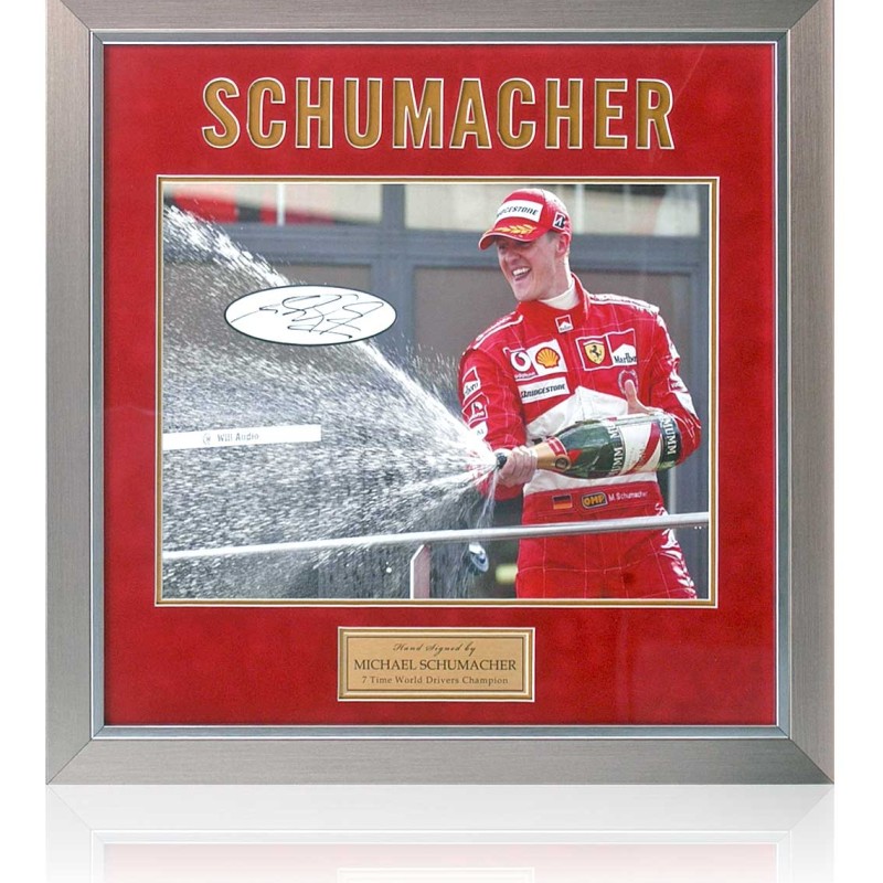 Michael Schumacher Signed Presentation 