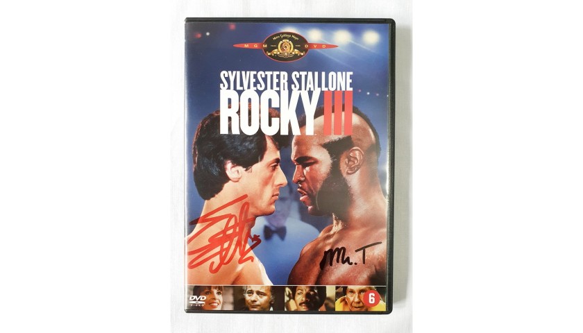 Rocky III DVD  - Signed by Stallone and Lang
