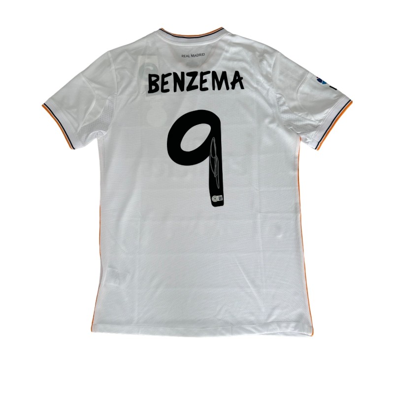 Benzema's Real Madrid 2013/14 Signed Shirt 
