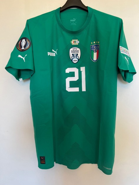 Di Lorenzo's Match Shirt, Italy-Argentina 2022 - CharityStars