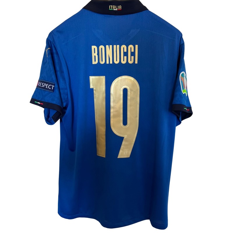 Bonucci's Match-Issued Shirt, Italy vs England Final EURO 2020