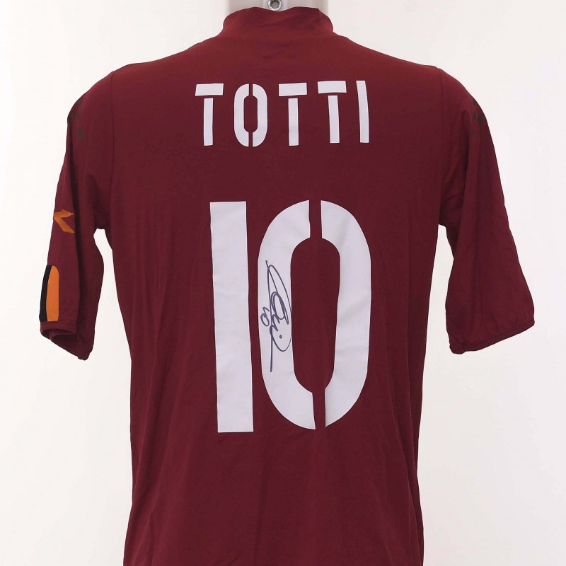 Francesco Totti's AS Roma Signed Shirt, 2003/2004