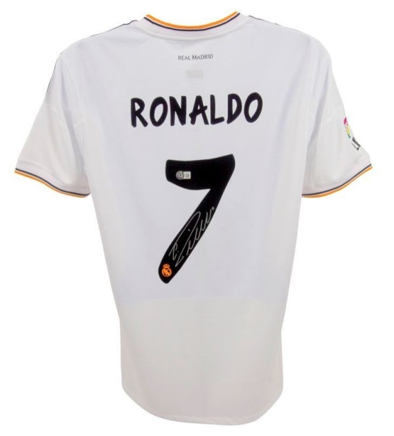 Cristiano Ronaldo's Real Madrid 2013/14 Signed Home Shirt