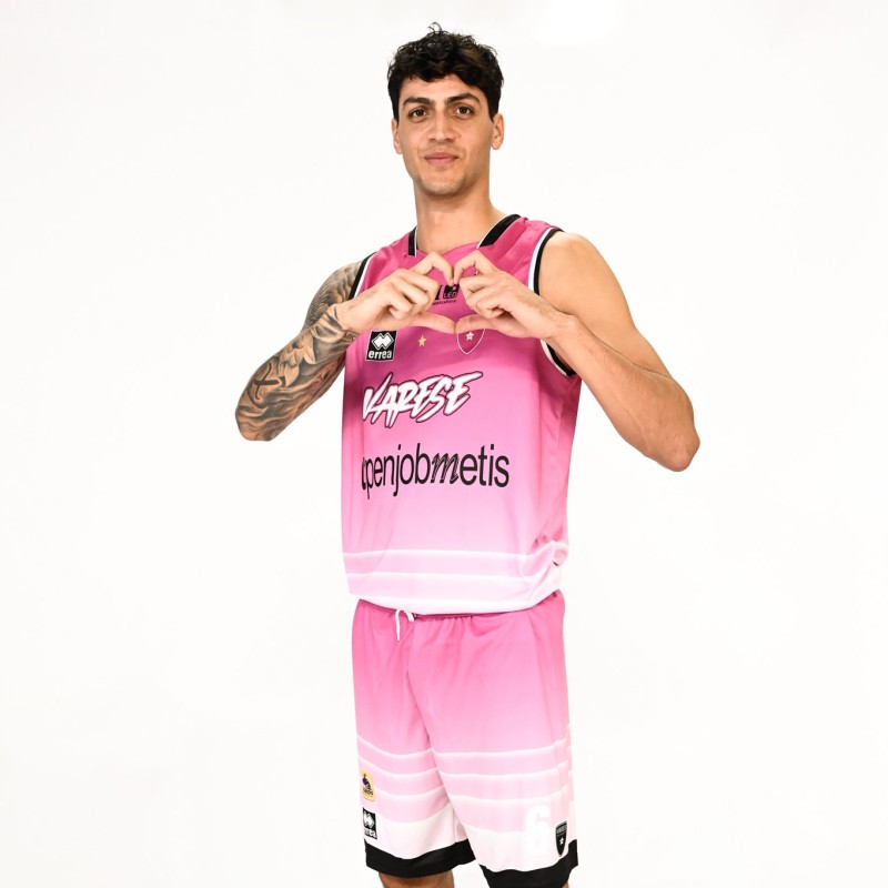 Ulaneo Pallacanestro Varese vs Derthona Basket 2023 kit - worn and autographed