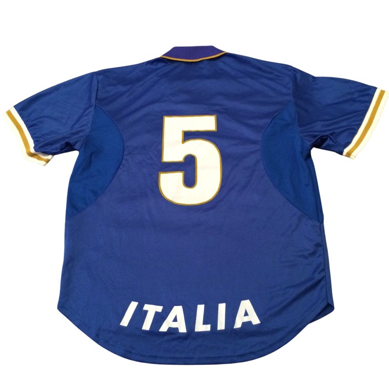 Cannavaro's Italy Match-Issued Shirt, WC 1998