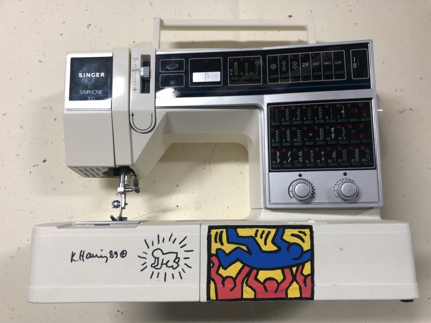 Keith Haring Singer Sewing Machine 1989