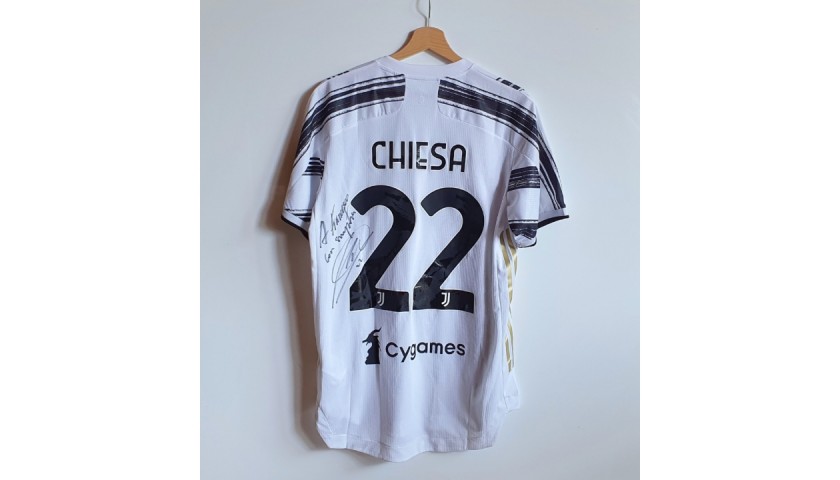 Chiesa's Match-Worn Juventus FC Signed Shirt 