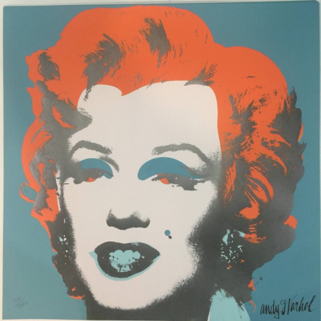 Andy Warhol "Marilyn" firmata