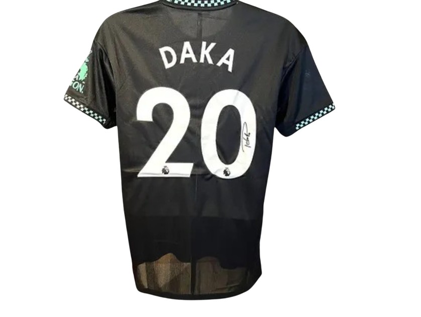 Patson Daka's Leicester City 2022/23 Signed Away Shirt 