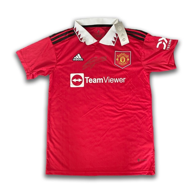 Bruno Fernandes' Manchester United Signed Shirt 