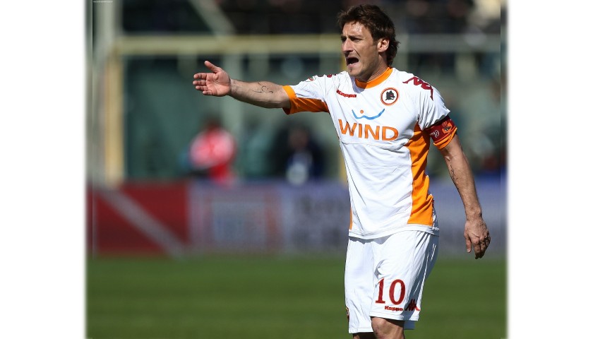 Totti's Roma Signed Match Armband, 2010/11
