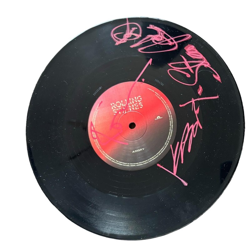 The Rolling Stones Signed Angry 10" Vinyl