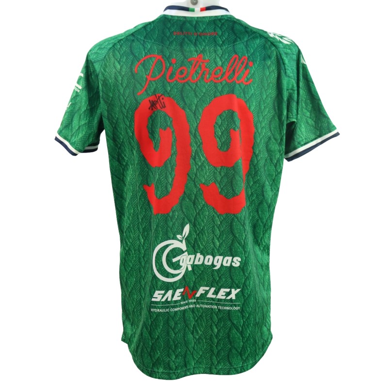 Pietrelli's Signed Unwashed Shirt, "Special Edition" Feralpisalò vs Triestina 2024