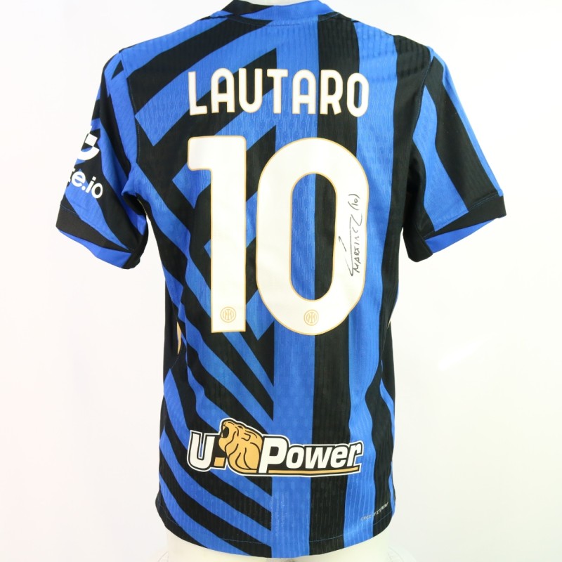 Maglia ufficiale Lautaro Inter, 2024/25 - Autografata