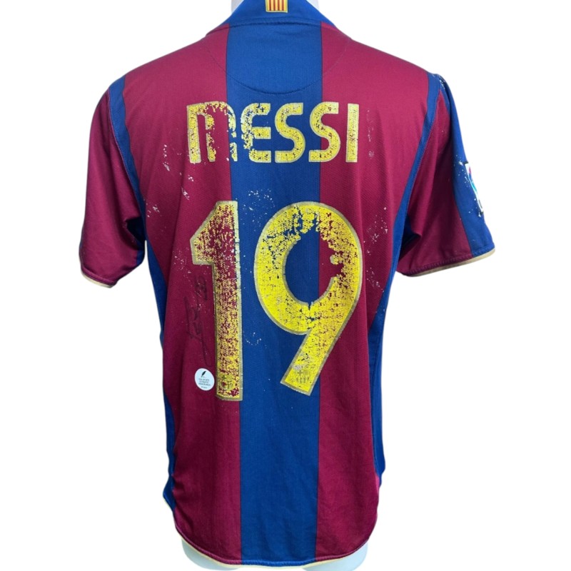 Maglia Ufficiale Messi Barcellona, 2007/08  - Autografata