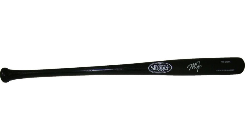 Mike Trout Bat with Digital Signature