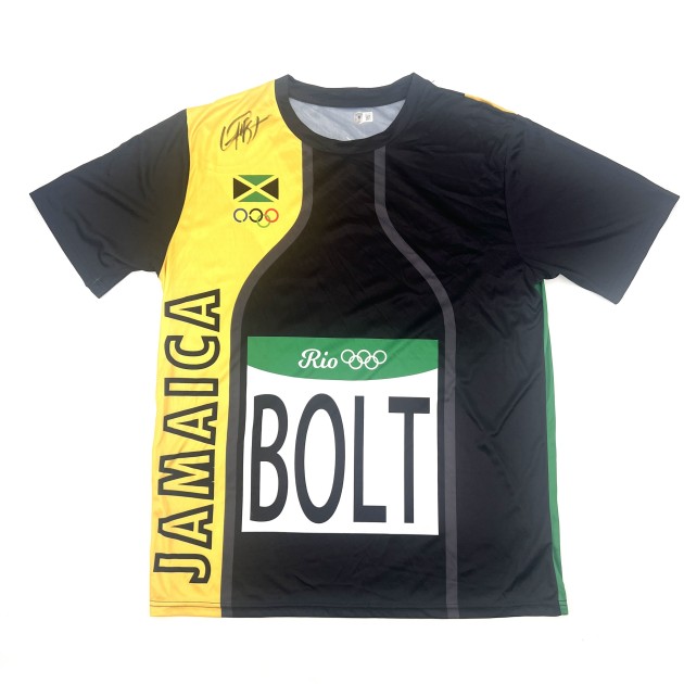 Maglia Usain Bolt Giamaica - Autografata