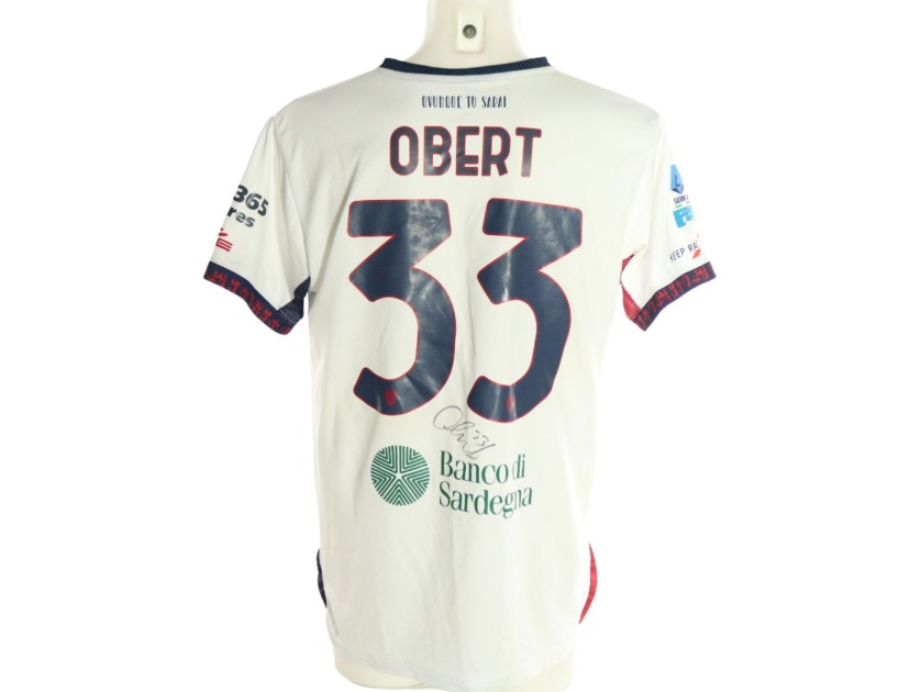 Maglia Obert Unwashed Pisa vs Cagliari, 2026 - Autografata