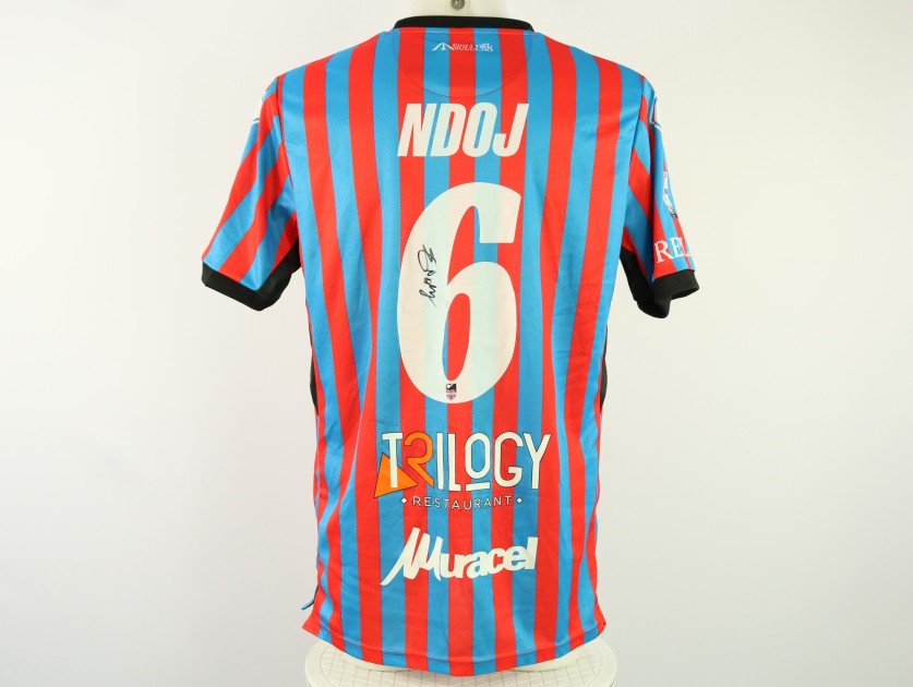 Ndoj's unwashed Signed Shirt, Catania vs Messina 2024 