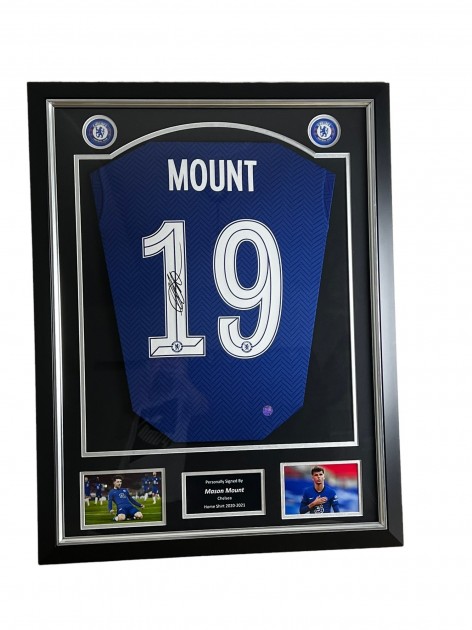  Mason Mount's Chelsea Signed and Framed Shirt