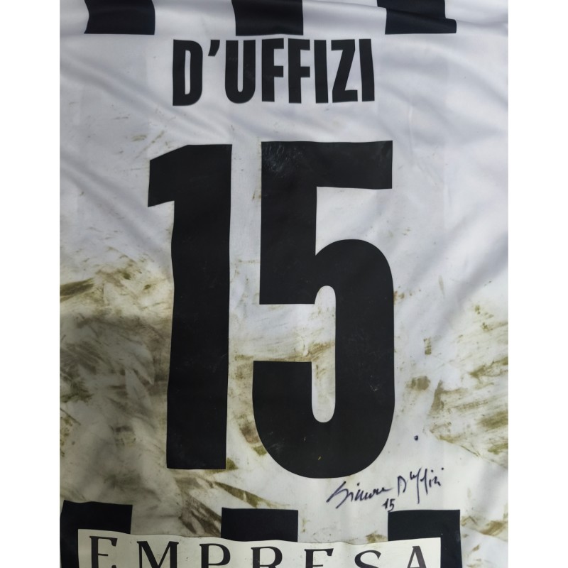 D'Uffizi's Signed Unwashed Shirt, Ascoli vs Guidonia Montecelio 2026 - Special Patch Earth Day