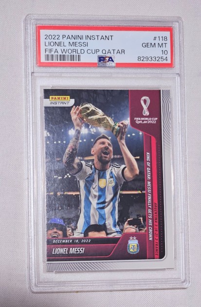 Lionel Messi FIFA World Cup Panini Instant Card 2022