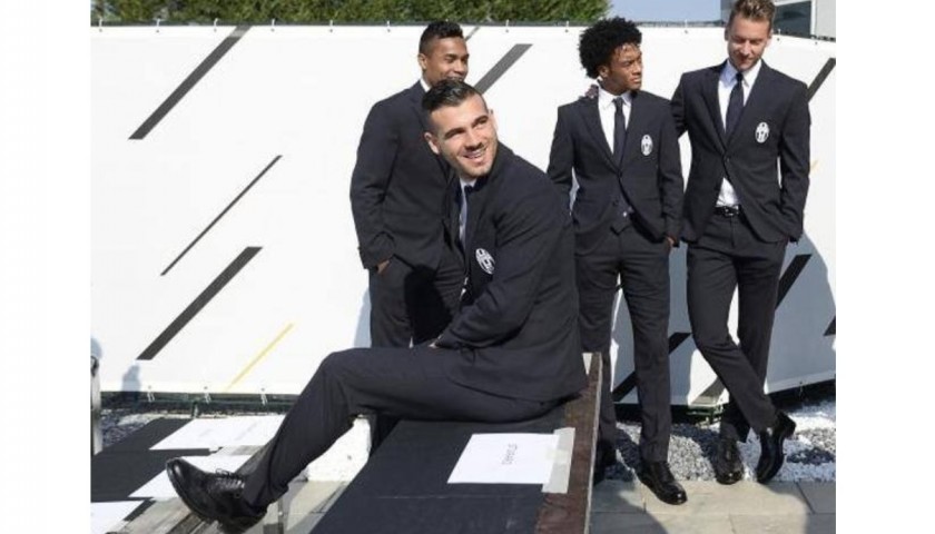 Cravatta Trussardi Juventus di Mario Mandzukic