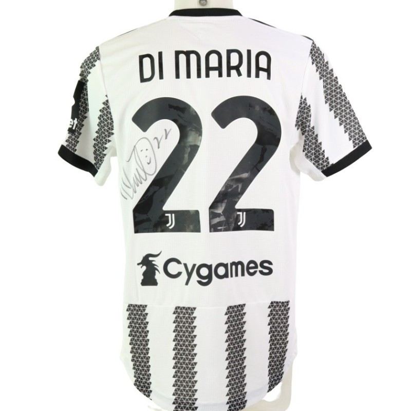 Di Maria's Juventus Signed Match Shirt, 2022/23 Special Sponsor