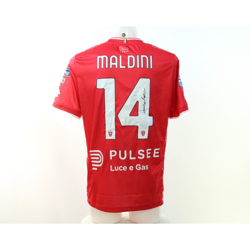 Maldini's Signed Unwashed Shirt, Monza vs Fiorentina 2025