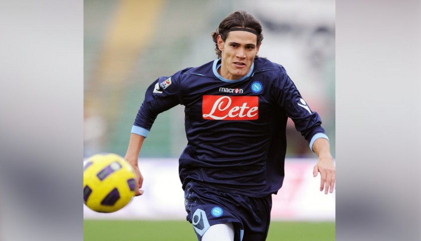 Cavani's Napoli Worn and Signed Shirt, 2010/11 Season