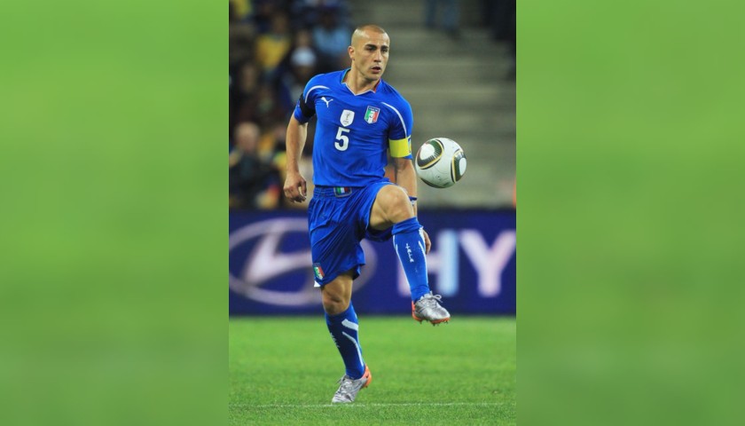 Cannavaro's Italy Match Shirt, World Cup 2010