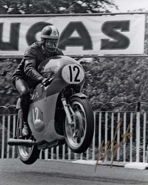 Photograph Signed by Giacomo Agostini