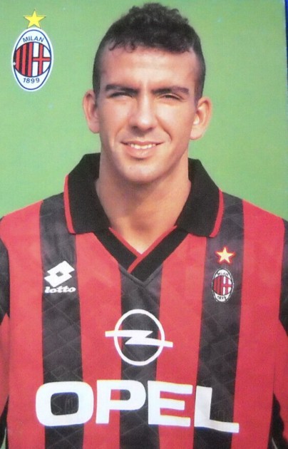 Di Canio's 1995/96 AC Milan Match Shirt