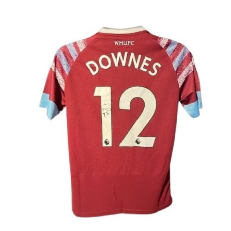 Flynn Downes' West Ham 2022/23 Signed Replica Shirt 