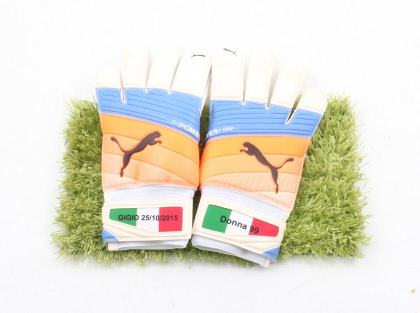 Donnarumma Match issued Gloves, Serie A 2016/17