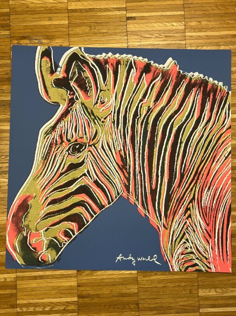 Andy Warhol Limited Edition "Zebra" and Signed CMOA